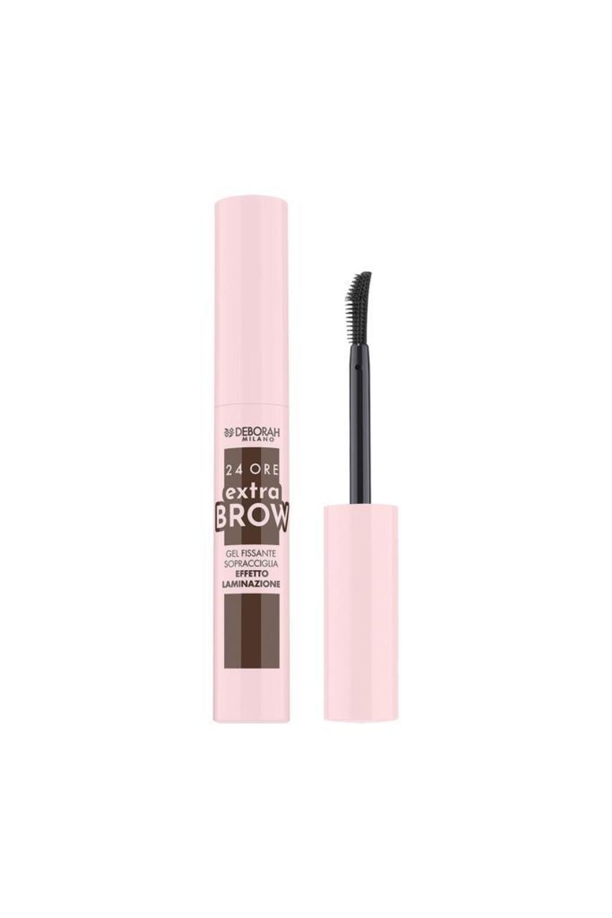 ژل تثبیت‌کننده ابرو دبرا Deborah 24Ore Extra Brow، قهوه‌ای
