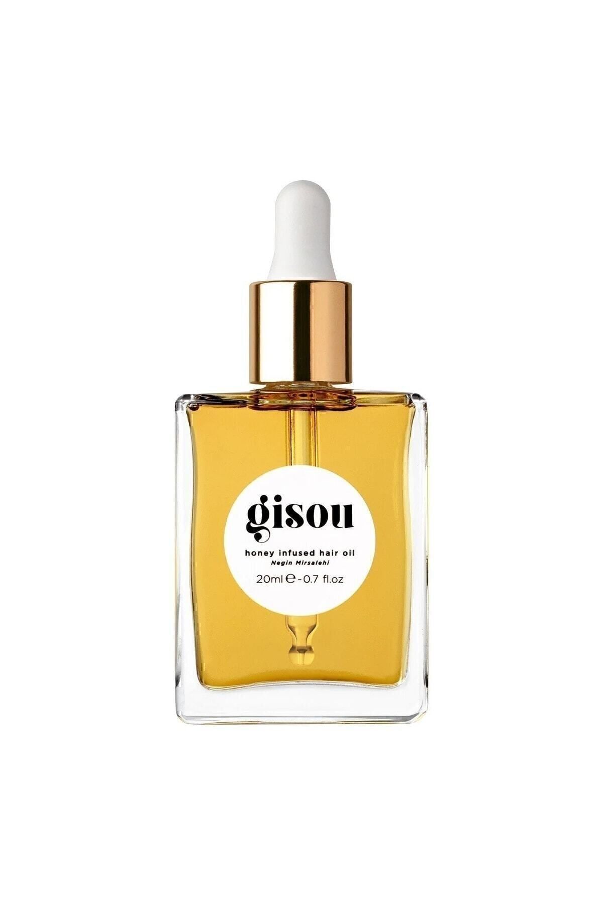 gisou روغن موی عسل غنی شده ترمیم کننده، مرطوب کننده و درخشان کننده روغن مراقبت از مو 20 میلی لیتر
