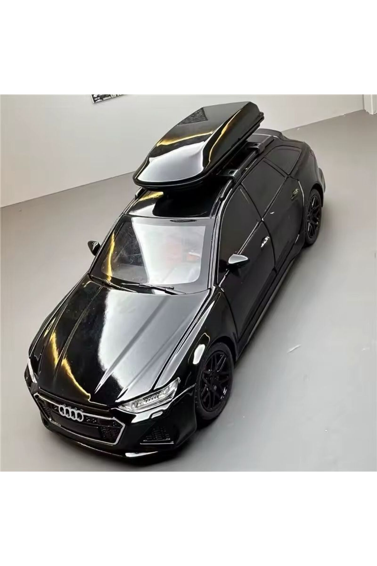 مدل خودرو AUDI RS6 CAR STATION WAGON 1:24 DIECAST METAL MODEL مشکی COLLECTION اورجینال scntoys