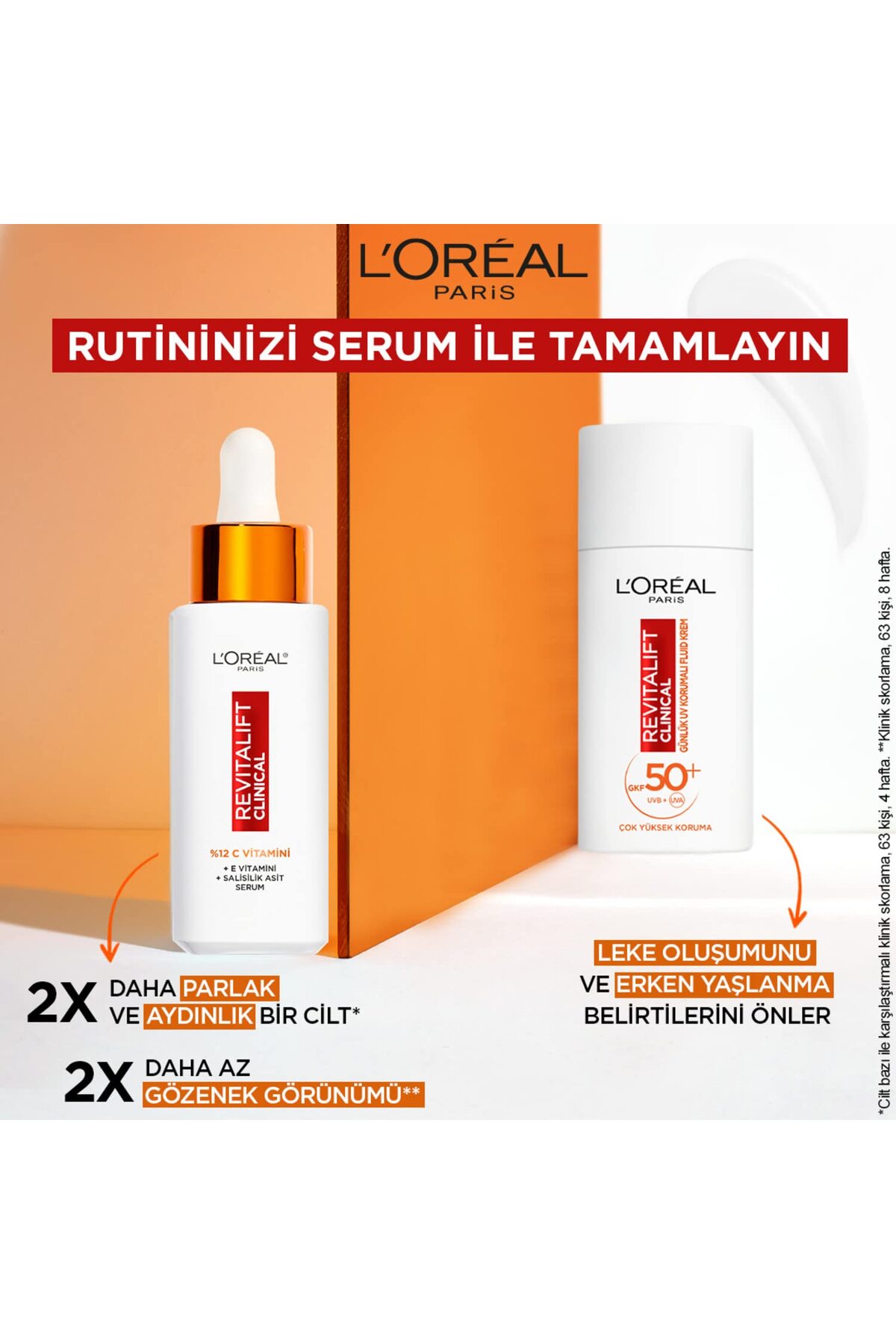 سرم پوست REVITALIFT CLINICAL 12 ٪ روشنایی ویتامین C خالص L'Oreal Paris