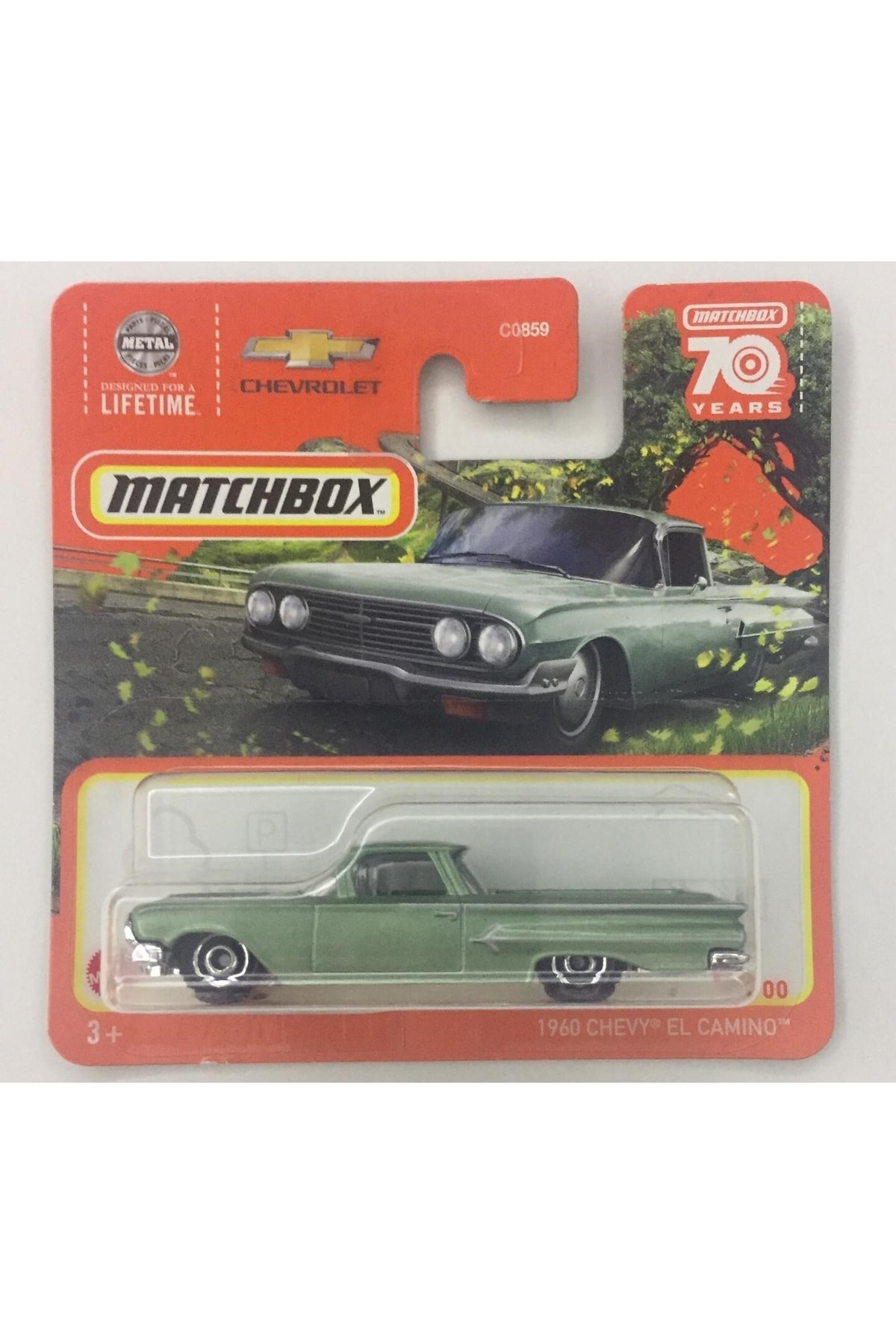 ماشین اسباب بازی 1960 CHEVY EL CAMINO HLC72 Matchbox