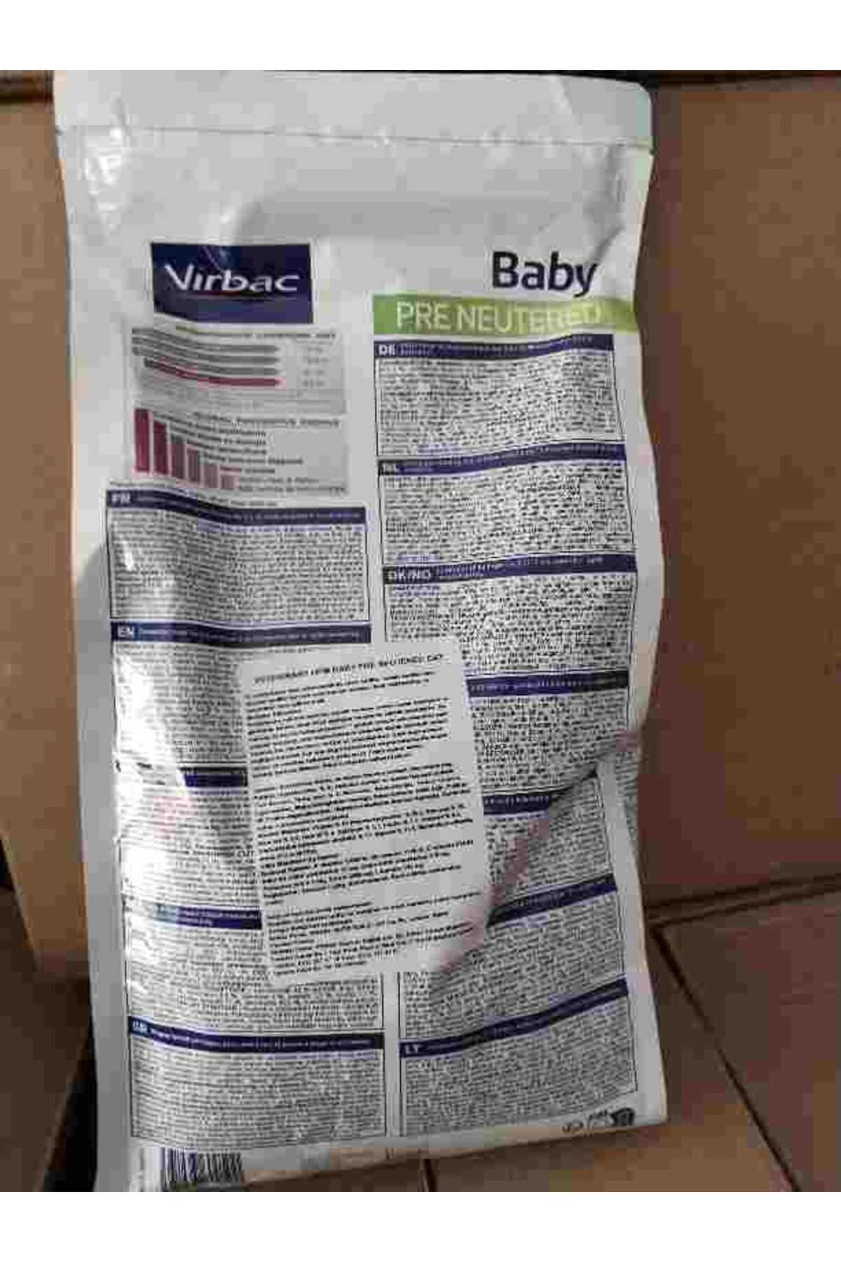 غذای خشک بچه‌گربه ویر‌بک Virbac Baby Preneutered، ۱٫۵ کیلوگرم 1.5 kg