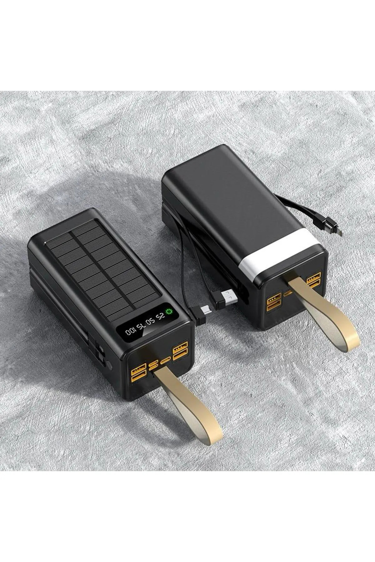 پاوربانک سولار 50.000 ماه انرژی خورشیدی چراغ شارژر 4 X USB خروجی MICRO TYCP اورجینال Protonust