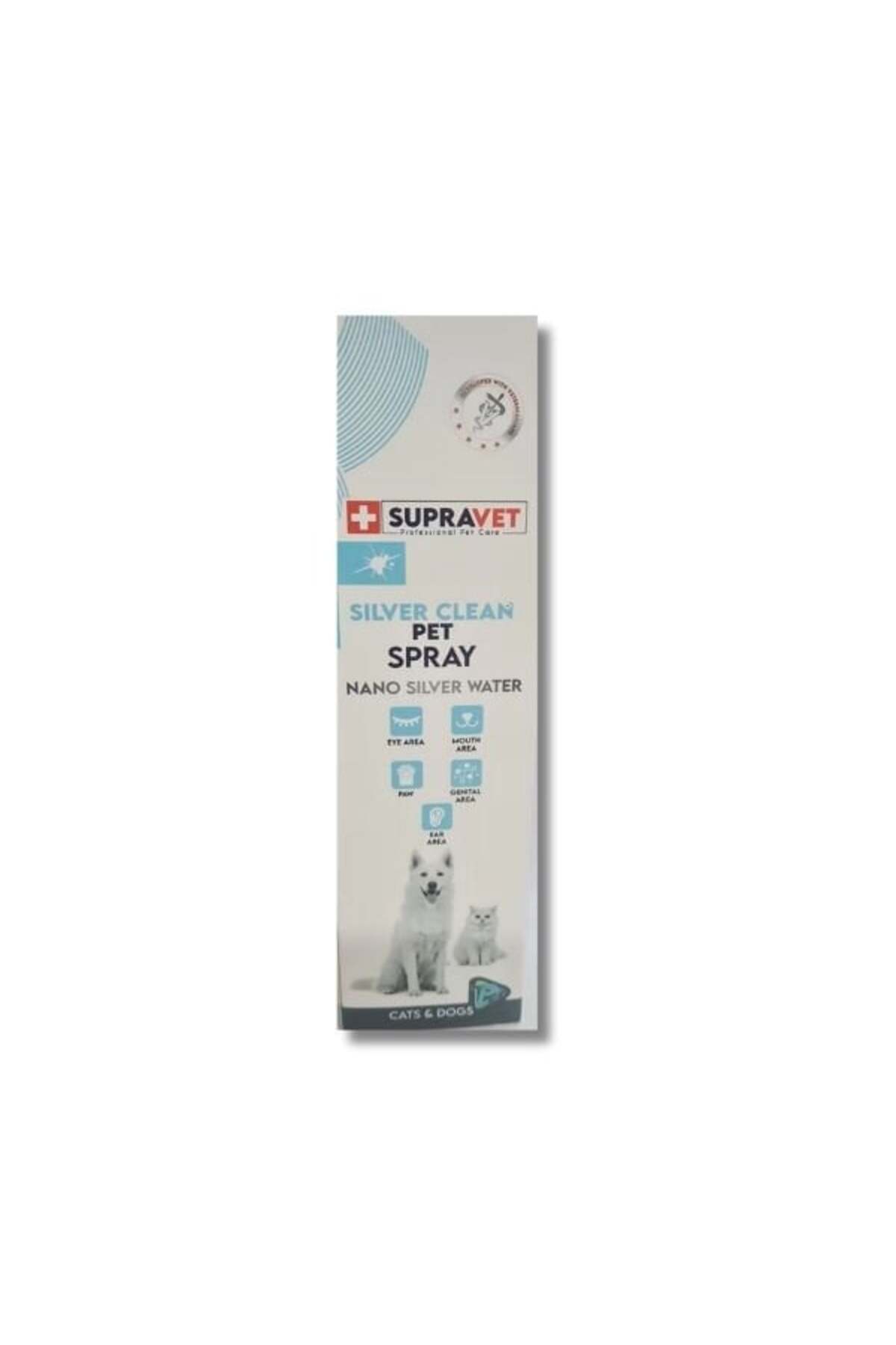 اسپری مراقبت پوست سگ و گربه ایندی‌سپنسیبلی indispensablely Supravet Silver Clean Nano، ۱۵۰ میلی‌لیتر