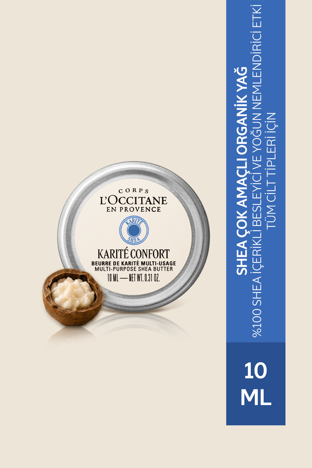 کرم لب و اسکراب کره ارگانیک شی شیا 10 میل L'Occitane