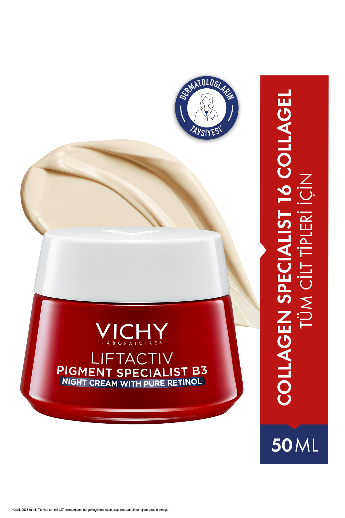کرم شب ضد لک Liftactiv Pigment Specialist B3 ویشی - ۵۰ میلی‌لیتر