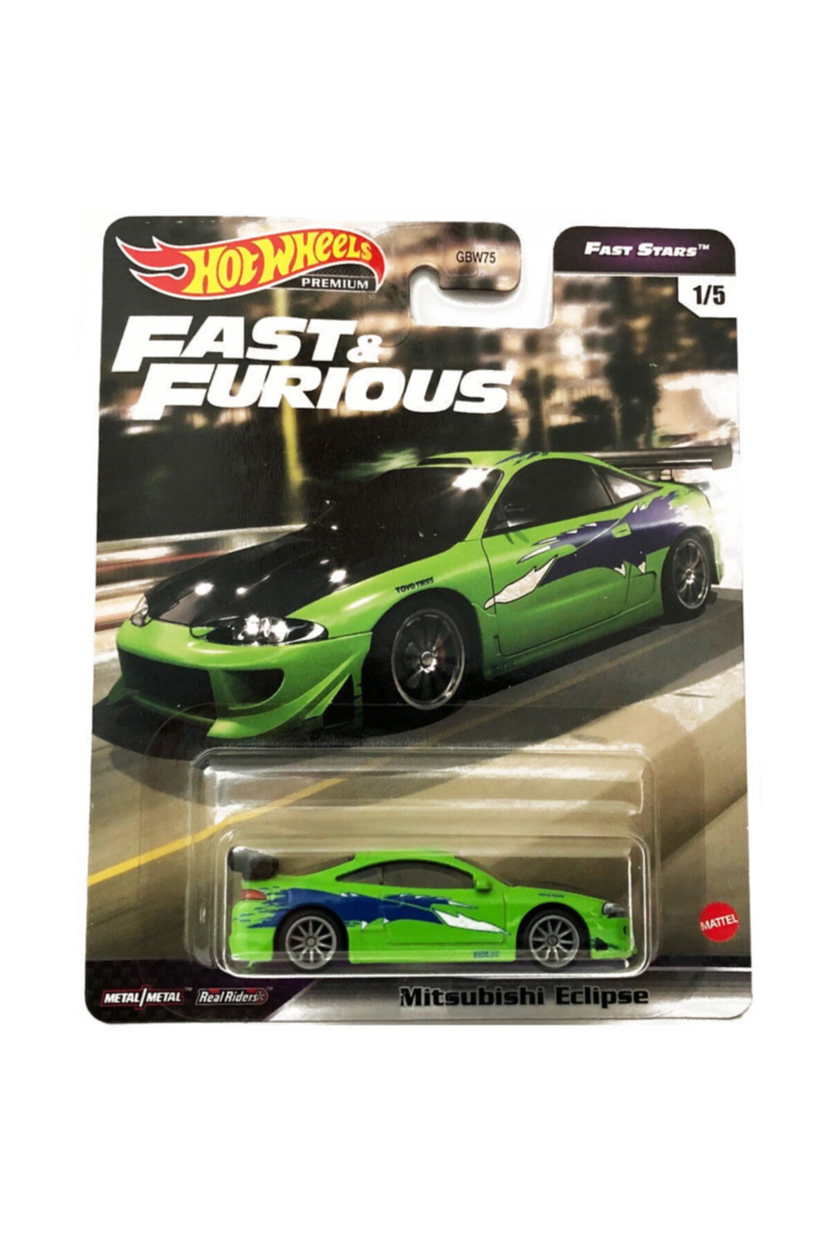 ماشین اسباب بازی ECLIPSE PREMIUM MITSUBISHI هات ویلز اورجینال HOT WHEELS