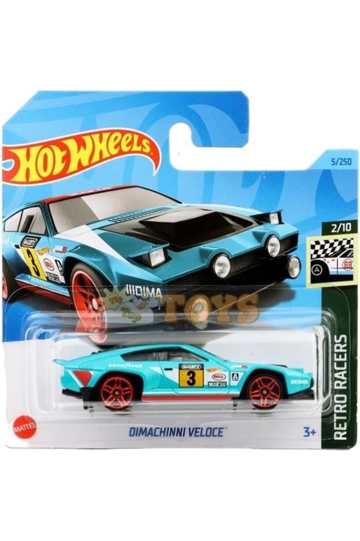 ماشین اسباب بازی اتومبیل های مجرد DIMACHINNI VELOCE HKJ78 هات ویلز اورجینال HOT WHEELS
