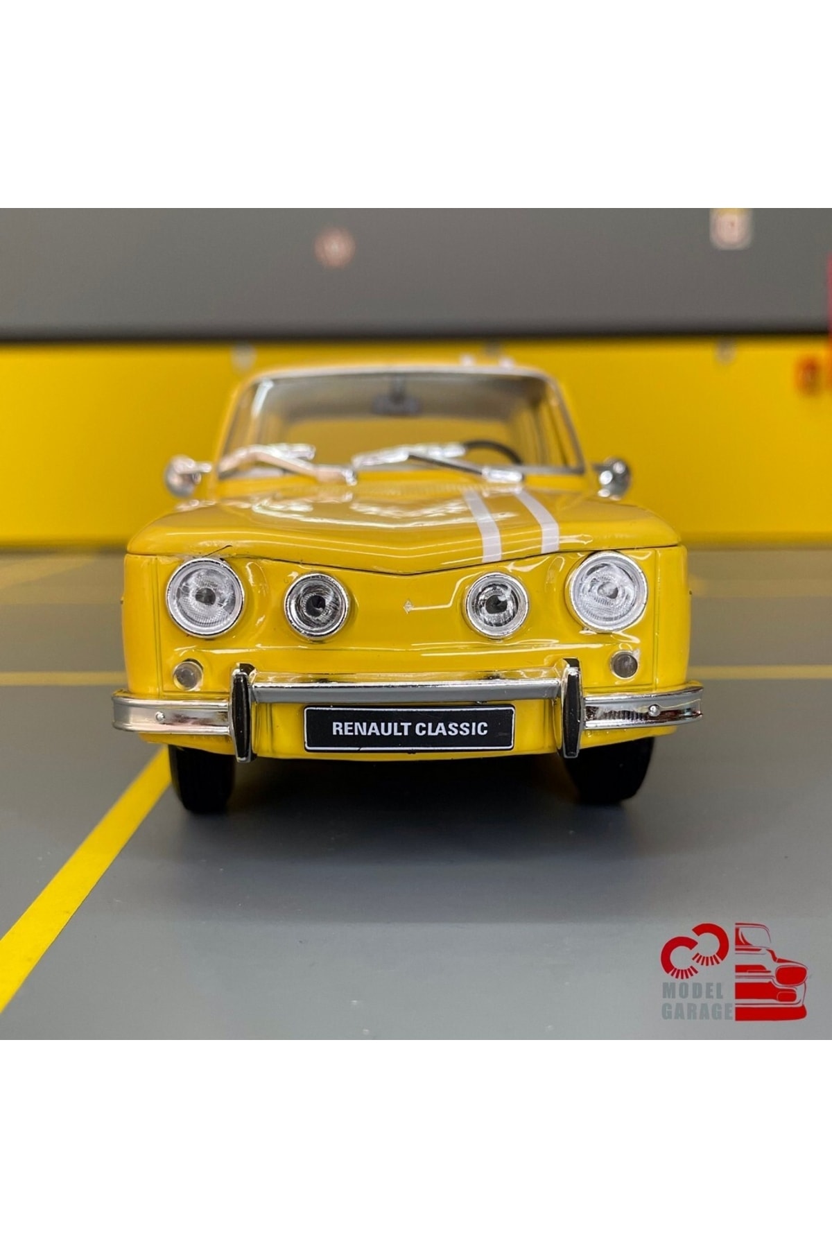 مدل خودرو RENAULT R8 GORDINI 1964 1 24 SCALE C&amp;C MODEL GARAGE DIECAST METAL CAR اورجینال WELLY
