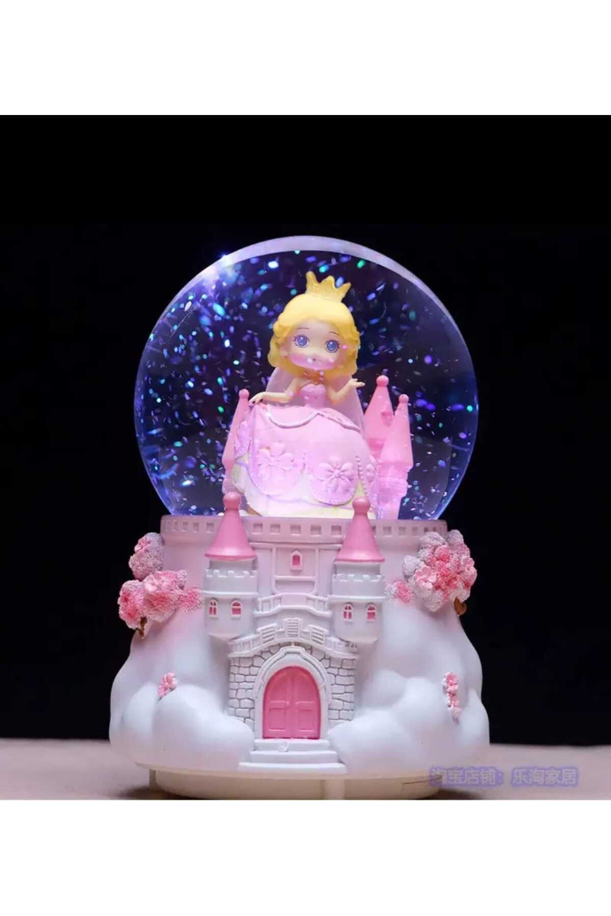 گوی برفی MR PRINCESS LIGHTED MUSICAL SNOW GLOBE یک هدیه عالی از ترکیه mr shopping