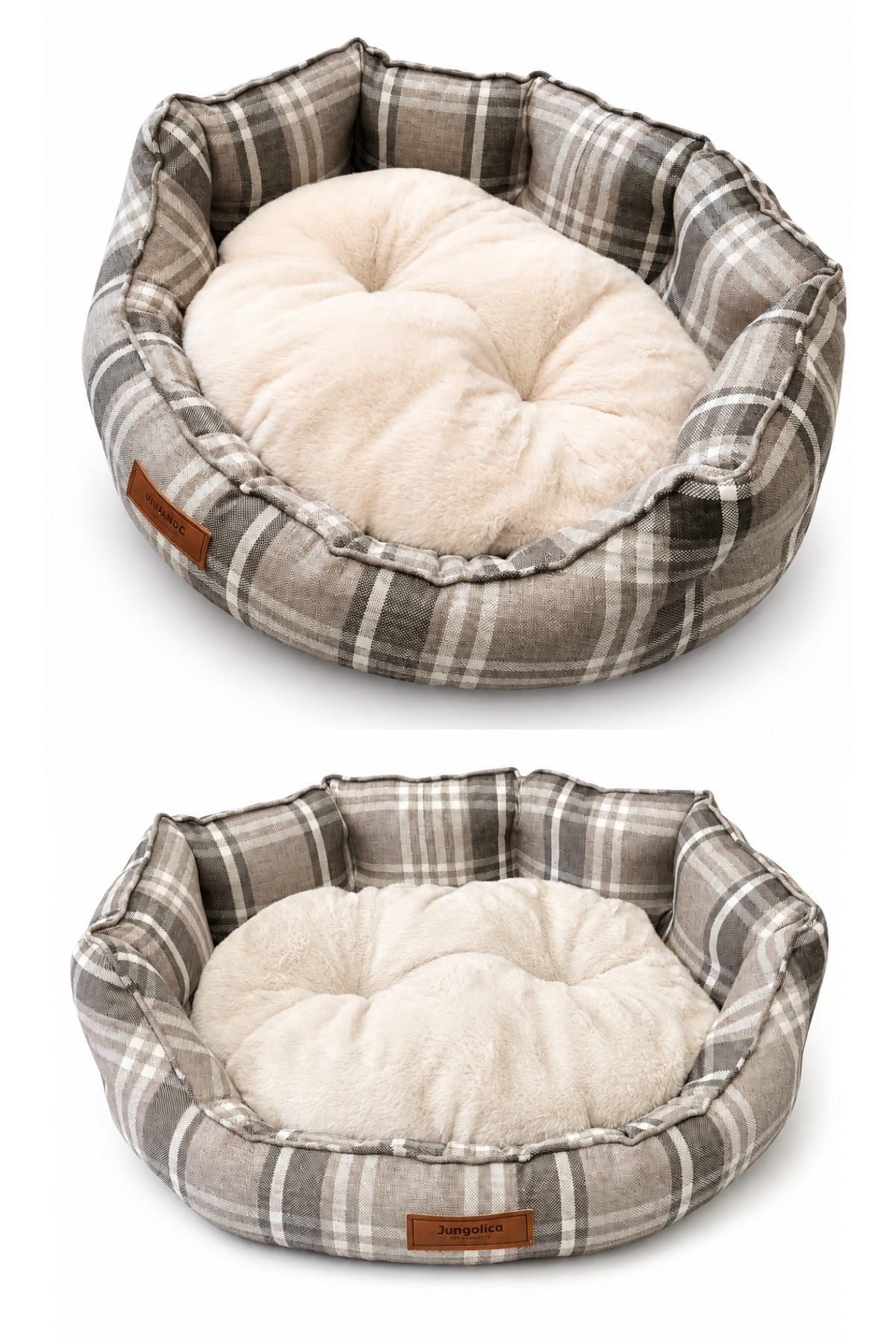تخت دوطرفه گربه و سگ جانگولیکا پت پروداکتس Jungolica Pet Products Carina، بژ، مناسب همه نژادها