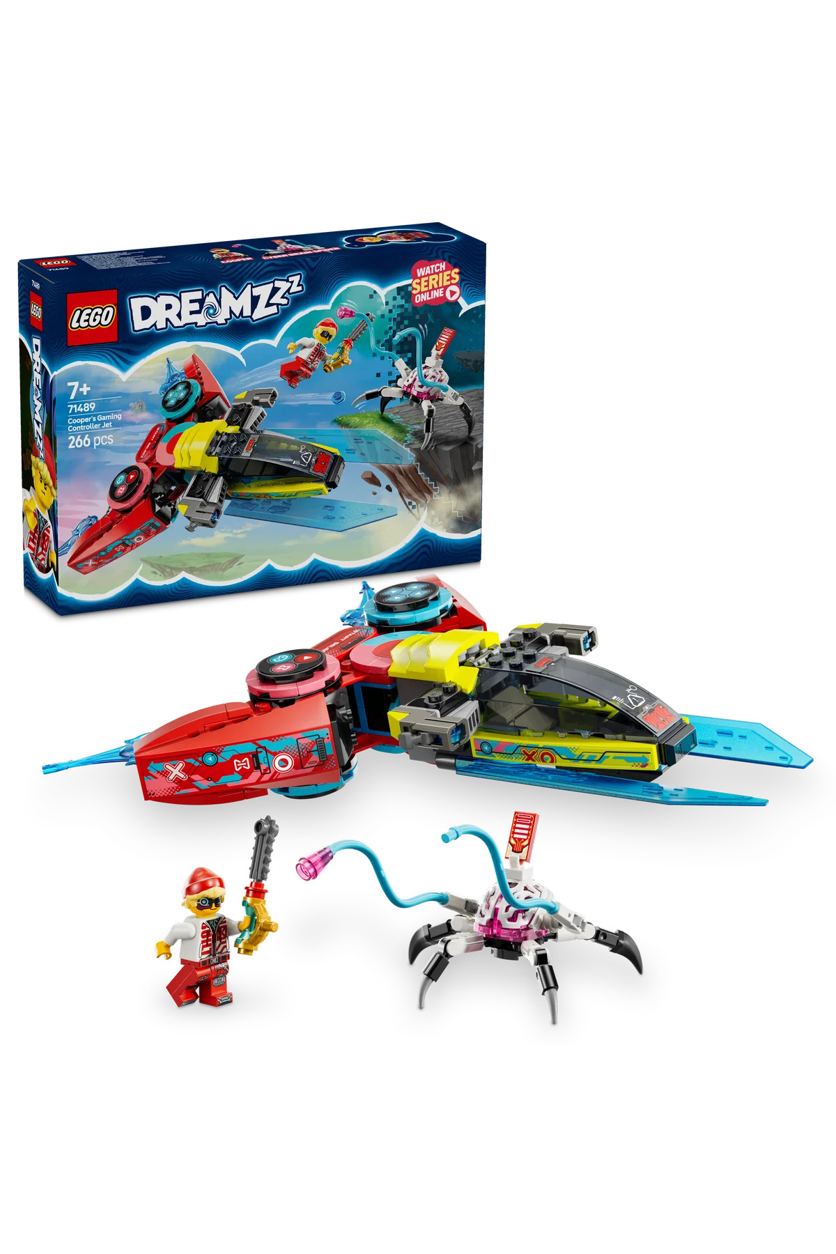 لگو و اسباب بازی های ساخت محور ® DREAMZZZ™ COOPER'S CONTROLLER JET 71489 7+ ست ساختمان خلاق 266P اورجینال LEGO
