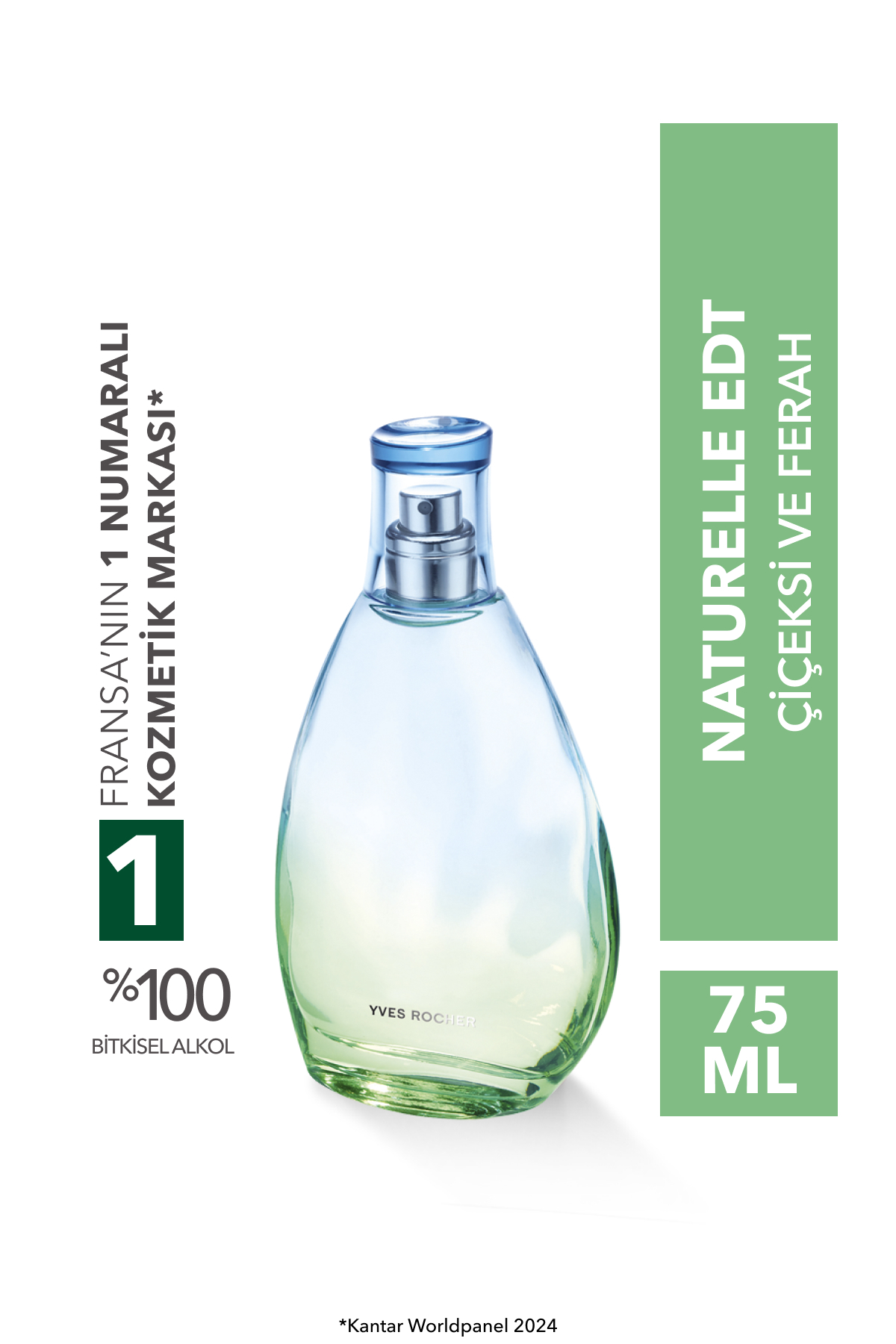 Yves Rocher ادوپرفیوم طبیعی رایحه ای خنک و ملایم 75میل