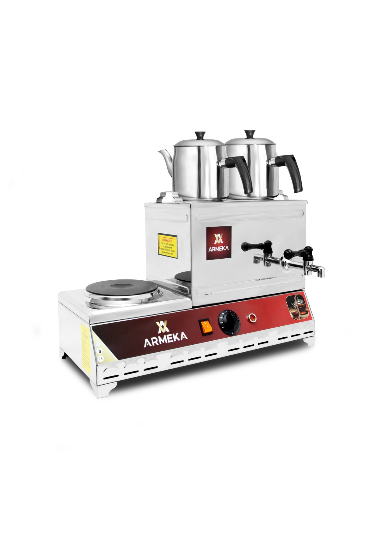 چای ساز دیگ نوع صنعتی 15 لیتر برقی اجاق گاز اورجینال Armeka