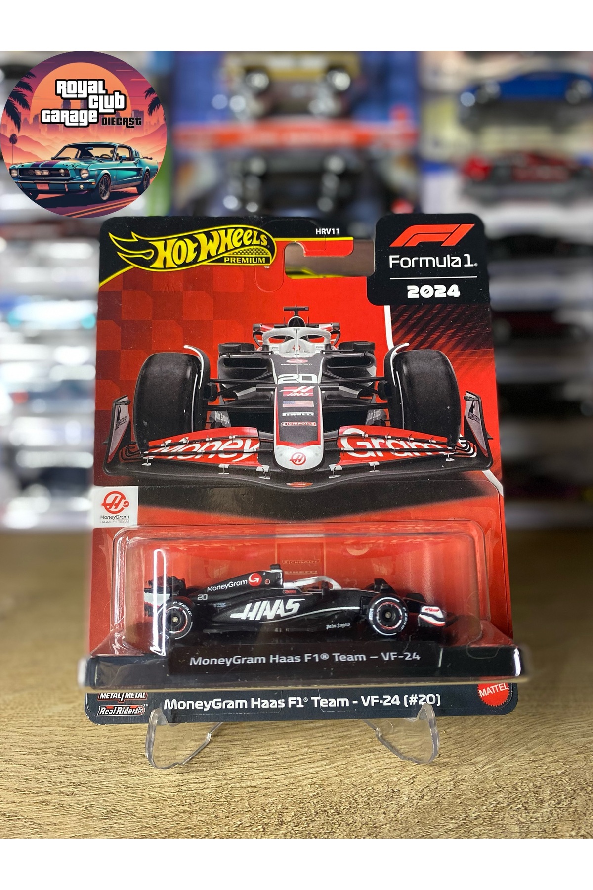ماشین اسباب بازی MONEYGRAM HAAS F1 TEAM VF 24 20 FORMULA1 2024 PREMIUM 1 64 از ترکیه HOT WHEELS