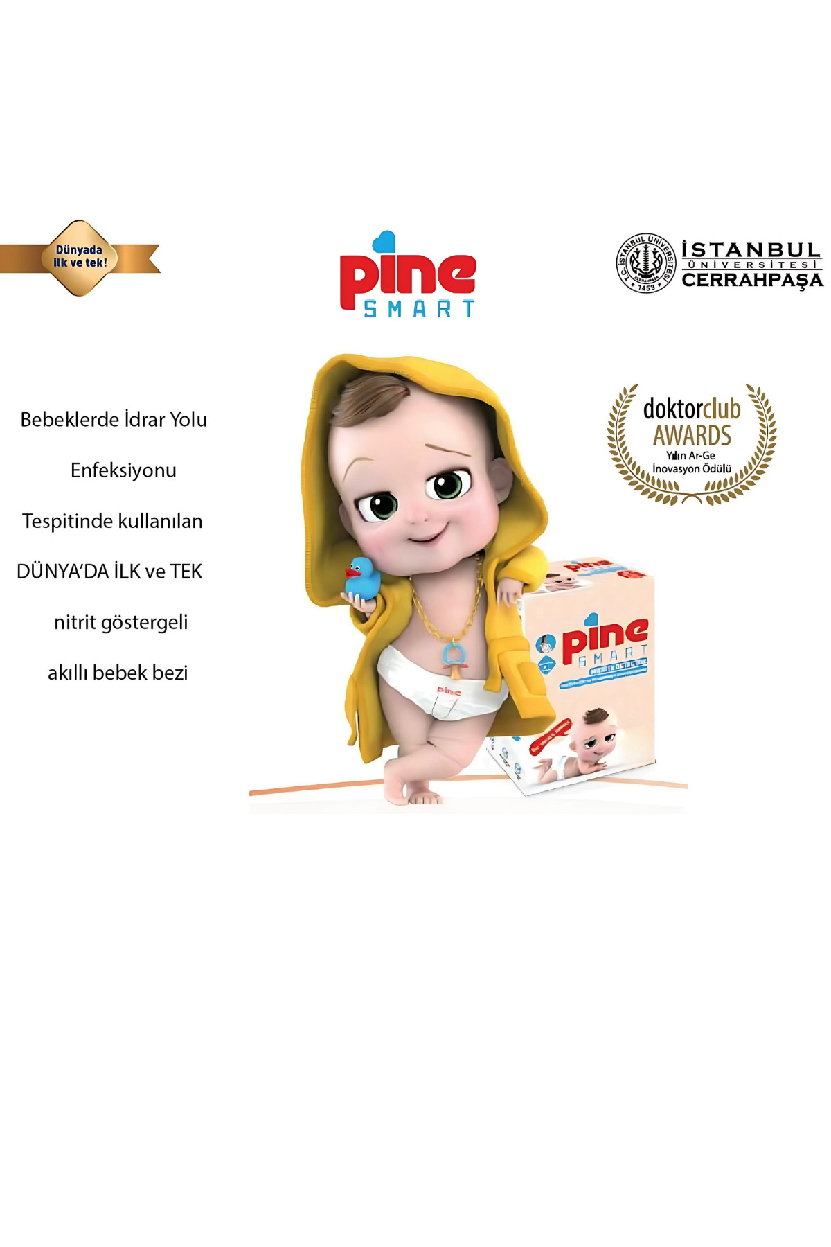 پوشک بچه هوشمند SMART 5 بسته 2 3 4 6 سایز کیلوگرم 9 7 14 11 18 15+ اورجینال Pine