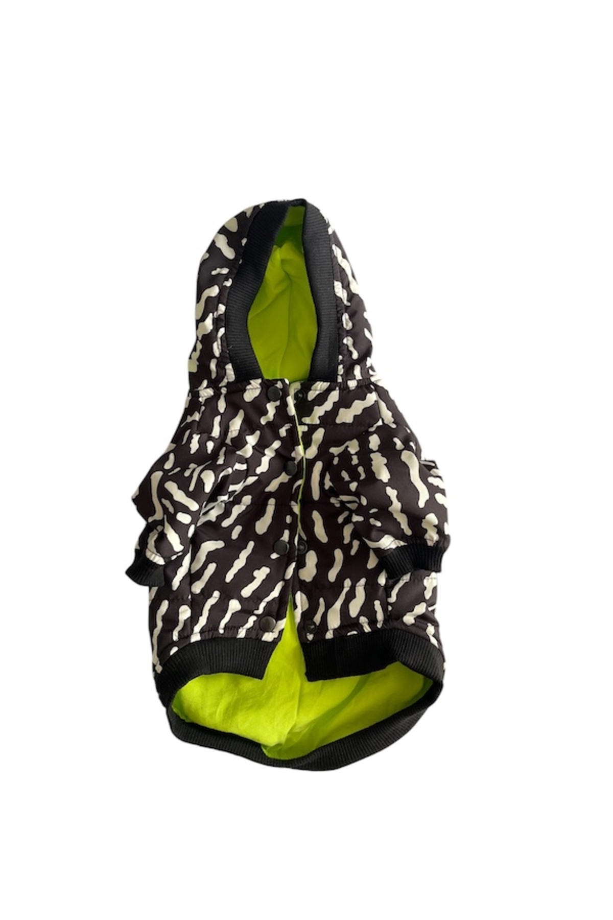 کاپشن ضدآب گورخری چندرنگ گربه و سگ میس دیزی پت بوتیک Miss Daisy Pet Boutique مدل MDZKM01