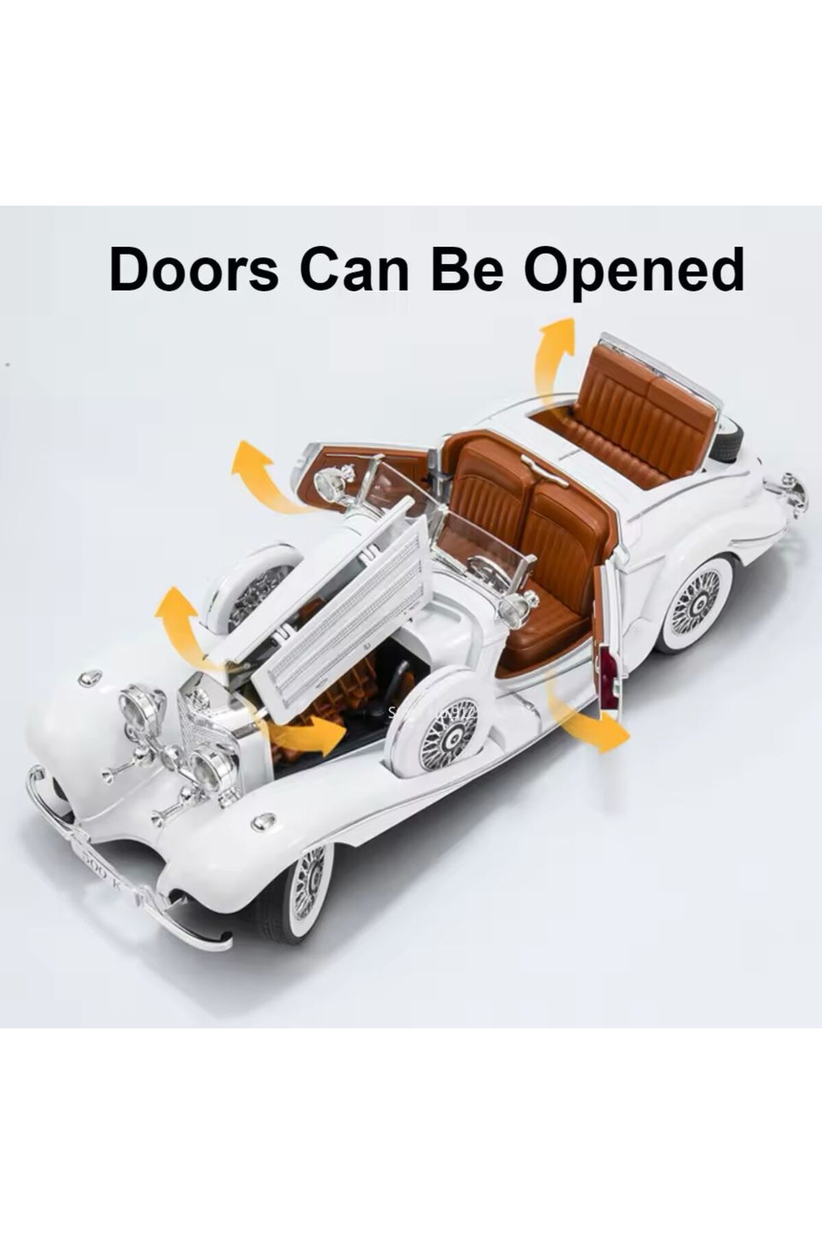مدل خودرو MERCEDES BENZ CAR 1936 500K DIECAST مجموعه خودروهای بریتانیایی ماشین کلاسیک قدیمی اورجینال SECTOYS