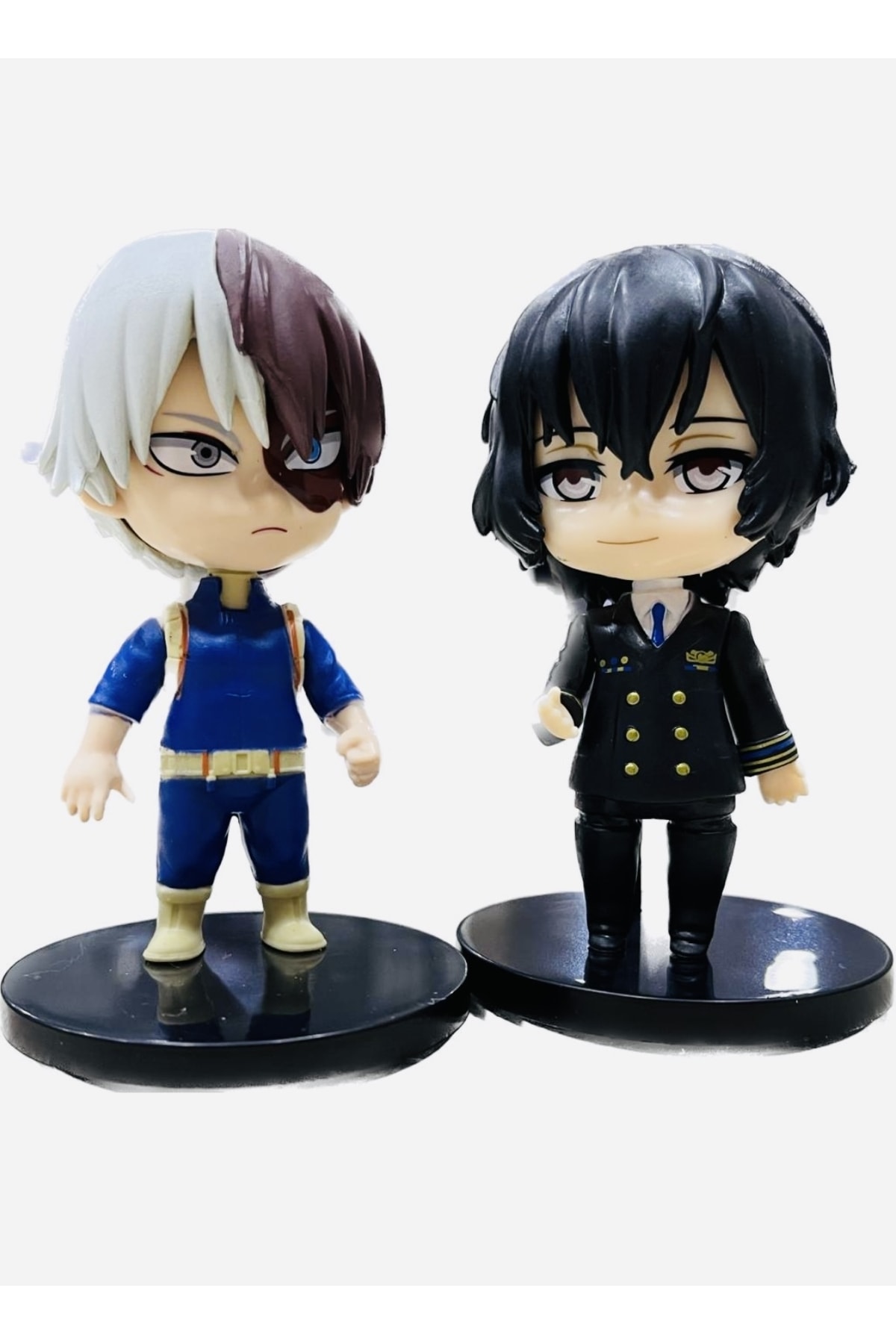 فیگور BUNGO STRAY DOGS MY HERO ACADEMIA SHOTO TODOROKI & OSAMU DAZAI مجموعه دو تایی 10 سانتی متری پی وی سی از ترکیه RMC Design