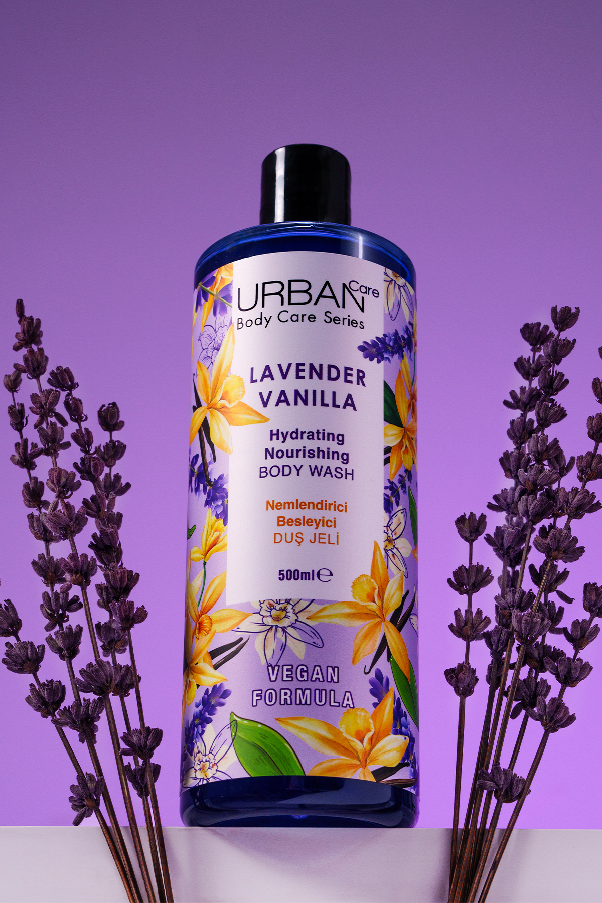 ژل دوش زنانه اسطوخودوس وانیلی 500 میل Urban Care