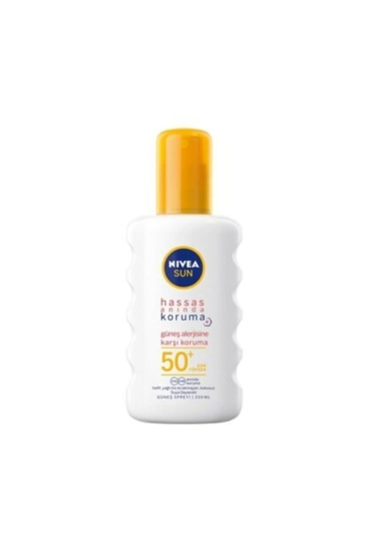 NIVEA محافظت فوری از آفتاب حساسیت‌های نوری اسپری آفتاب SPF 50+ 200 میلی‌لیتر