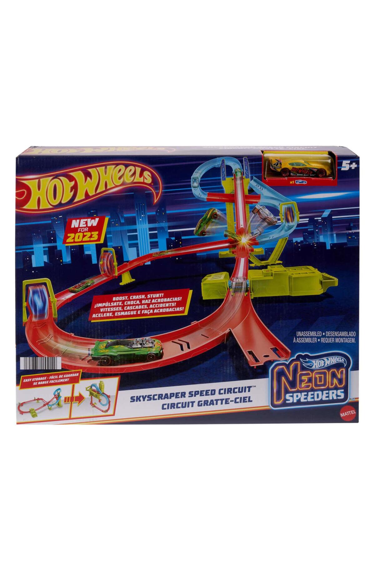 ست بازی ® NEON مسابقه چند هیجان | HPC07 هات ویلز اورجینال HOT WHEELS