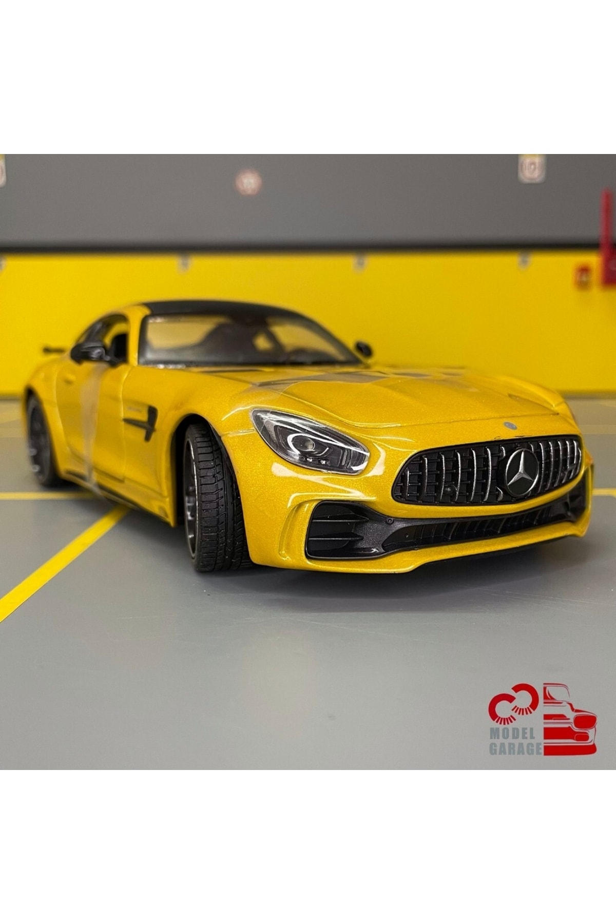 مدل خودرو MERCEDES BENZ AMG GTR 1 24 SCALE C&amp;C MODEL GARAGE DIECAST METAL اورجینال WELLY