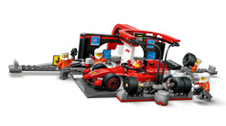 مجموعه ساختنی فرمول ۱ فراری و پیت‌استاپ لگو LEGO سیتی City مدل 60443، ۳۲۲ قطعه، حداقل ۶ سال