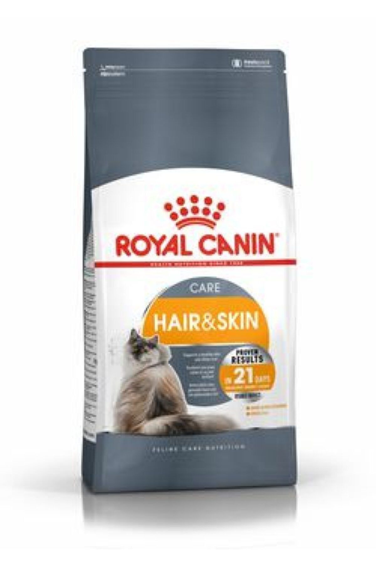 غذای خشک گربه رویال کنین Royal Canin Hair&Skin برای گربه‌های مو‌بلند، ۲ کیلوگرم