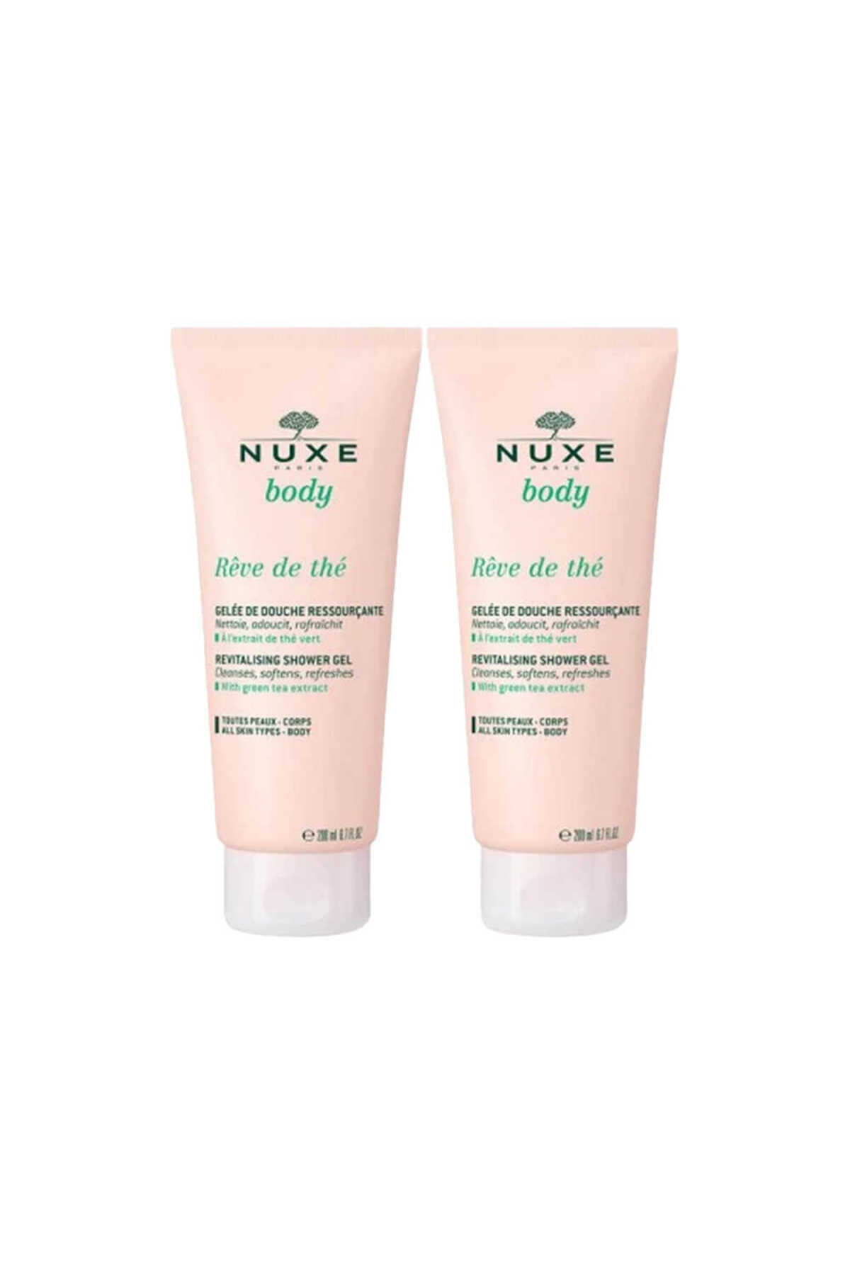 Nuxe ژل حمام تقویت‌کننده با رایحه آرامبخش 200 میلی لیتر