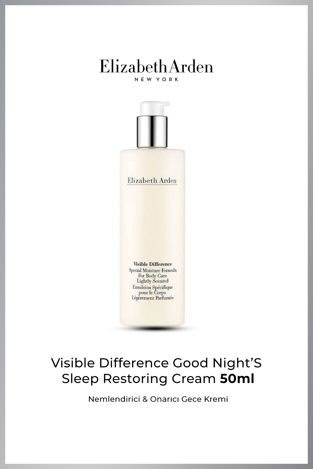 کرم صورت تفاوت قابل مشاهده شب خوب خواب 50 میل Elizabeth Arden