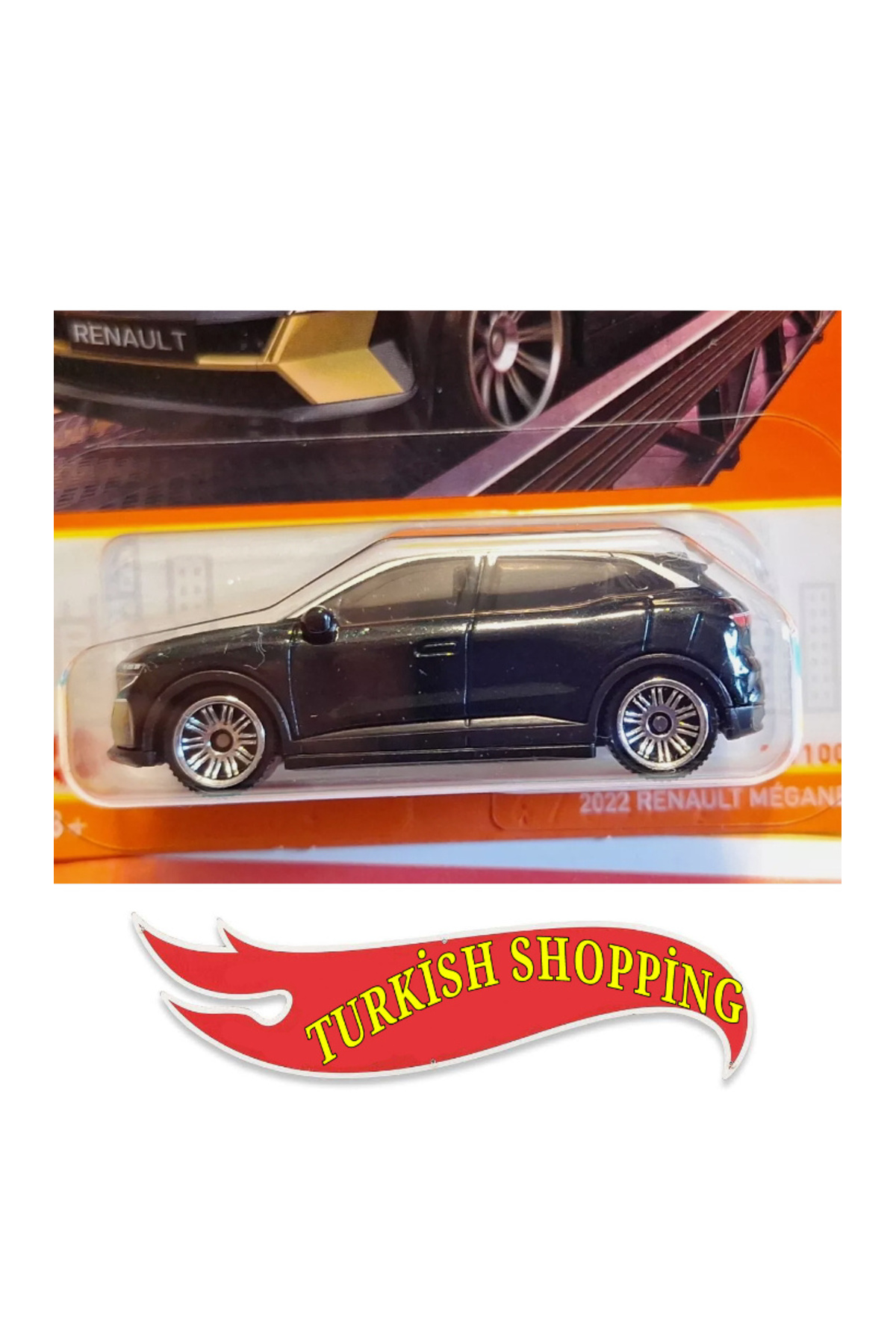 ماشین اسباب بازی MATCHBOX 1 64 SCALE 2022 سری ویژه کارت کوتاه رنو مگان هات ویلز اورجینال HOT WHEELS