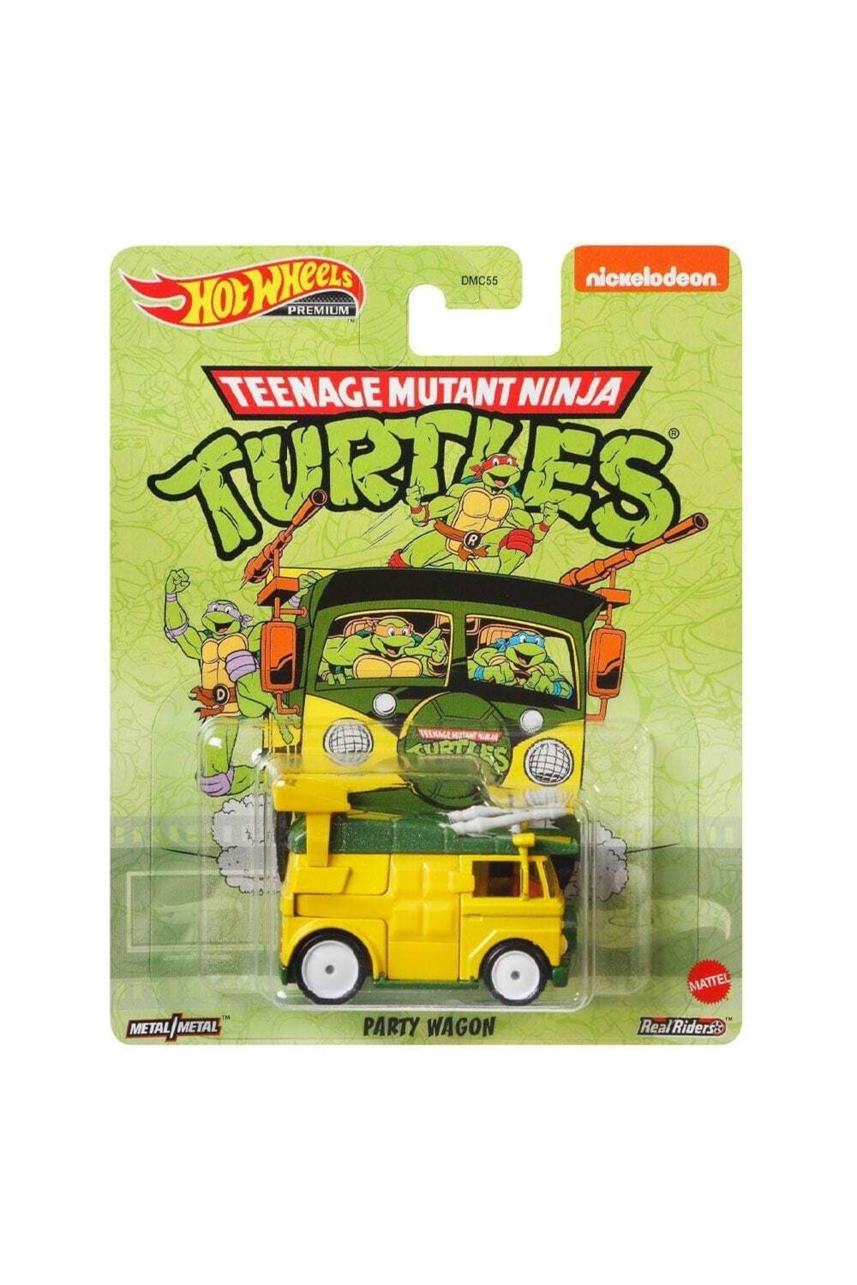 ماشین اسباب بازی واگن پارتی لاک پشت های نینجا ممتاز DMC55 GJR50 از ترکیه HOT WHEELS