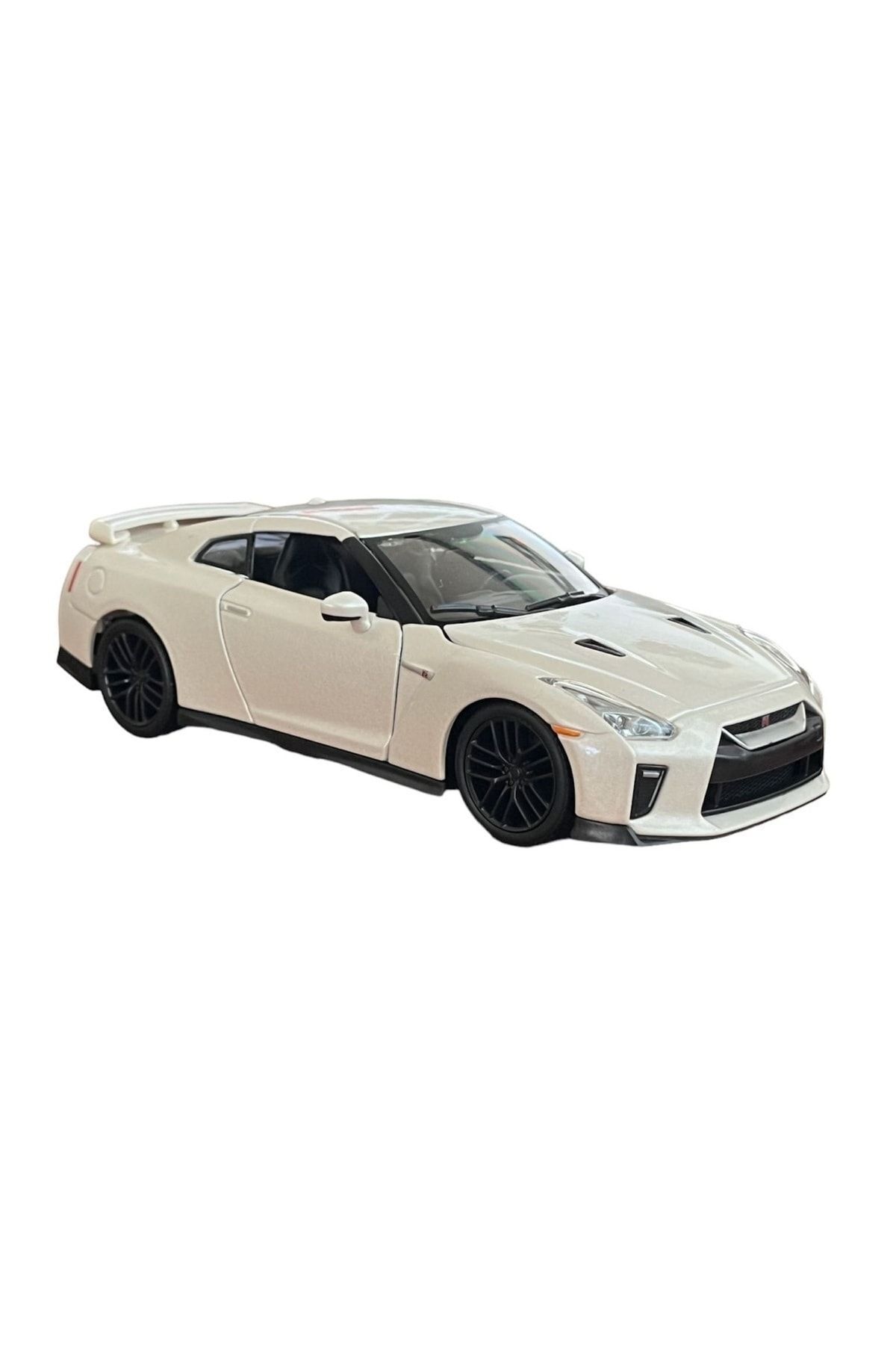 مدل خودرو ترازو 1 24 ماشین سفید نیسان GT R 2017 اورجینال Burago
