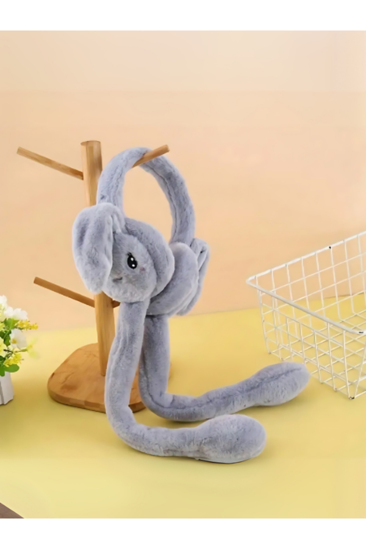 اسباب بازی های پشمی هدفون خرگوش متحرک مدل از ترکیه AfiToys