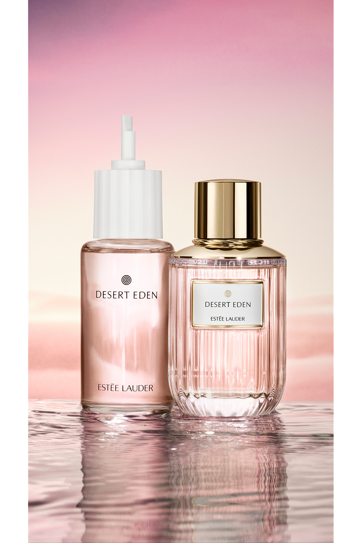عطر زنانه ادوپرفیوم کویر 100 میل مجموعه رایحه لوکس بطری قابل استفاده Estee Lauder