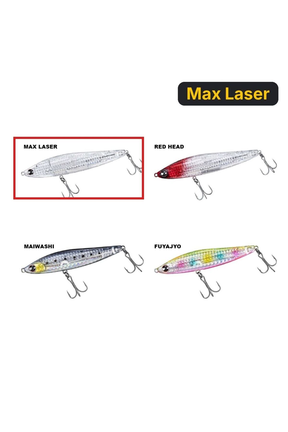 طعمه مصنوعی ماهیگیری دایوا Daiwa Morethan Switch Hitter 105F Laser Impact، مکس لیزر