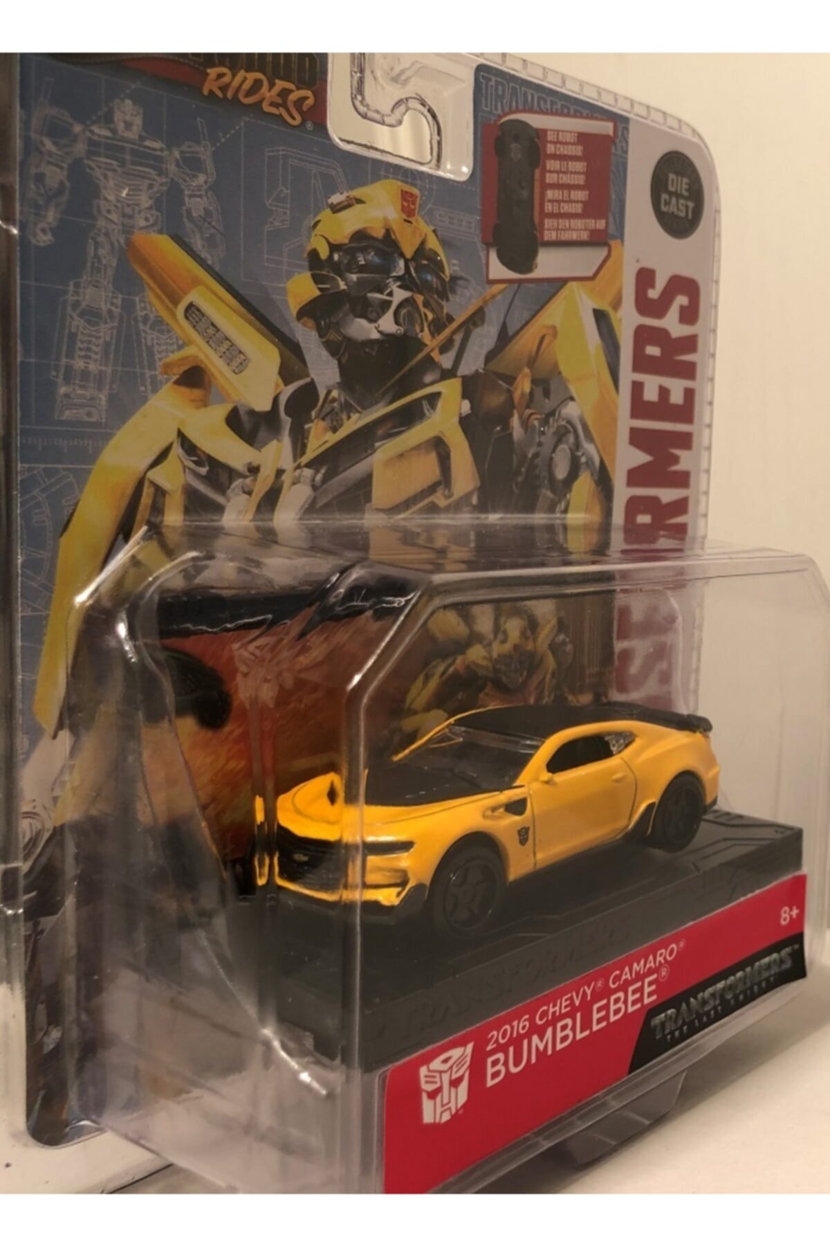 ماشین اسباب بازی TRANSFORMERS HOLLYWOOD RIDES SPECIAL LICENSED DIE CAST SERIES BUMBLEBEE 1:64 SCALE Jada Toys