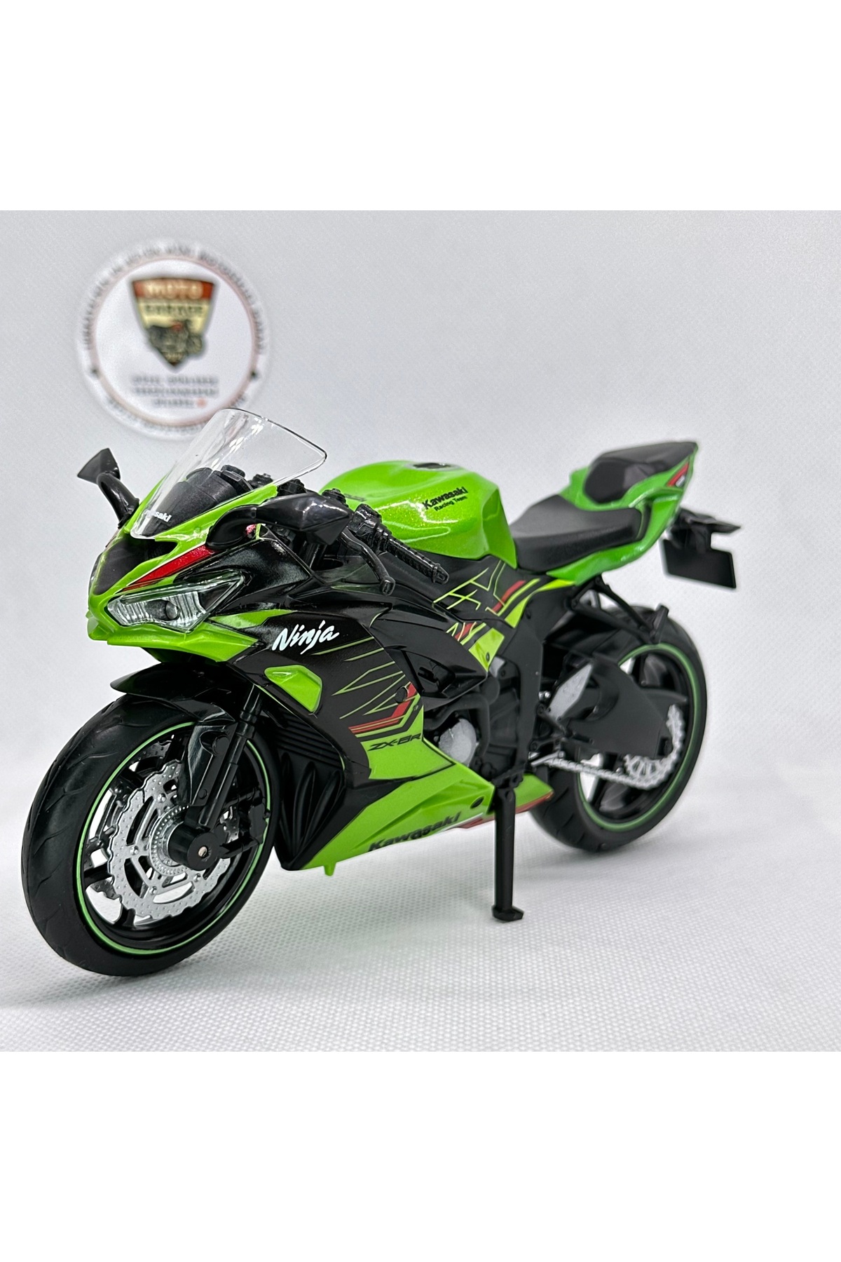 مدل خودرو موتورسیکلت KAWASAKI NINJA ZX 6R 1:12 DIECAST – دارای مجوز مجموعه فلزی اسباب بازی اورجینال WELLY