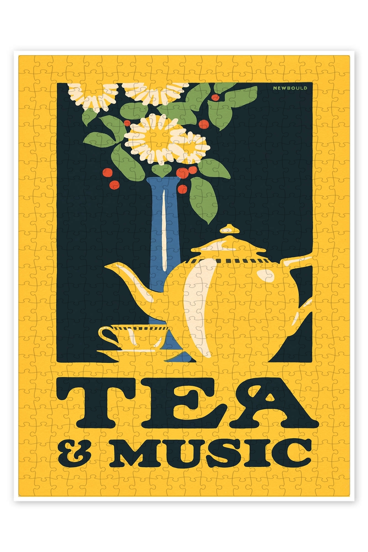 پازل TEA AND MUSIC, C.1922 500 PIECE PUZZLE KITCHEN با تم بزرگسالان از ترکیه Jeronkarji