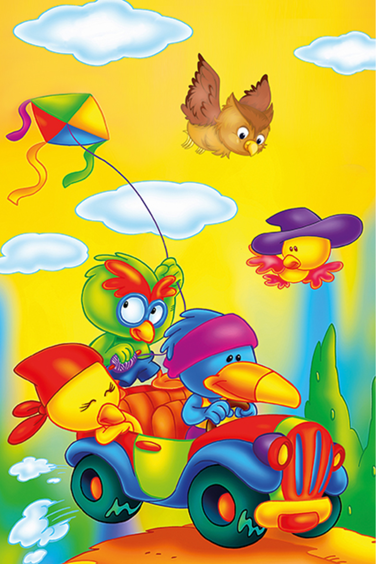 پازل کیترهای دیوانه ART KIDS 16 قطعه چوبی اورجینال ارت Art Puzzle