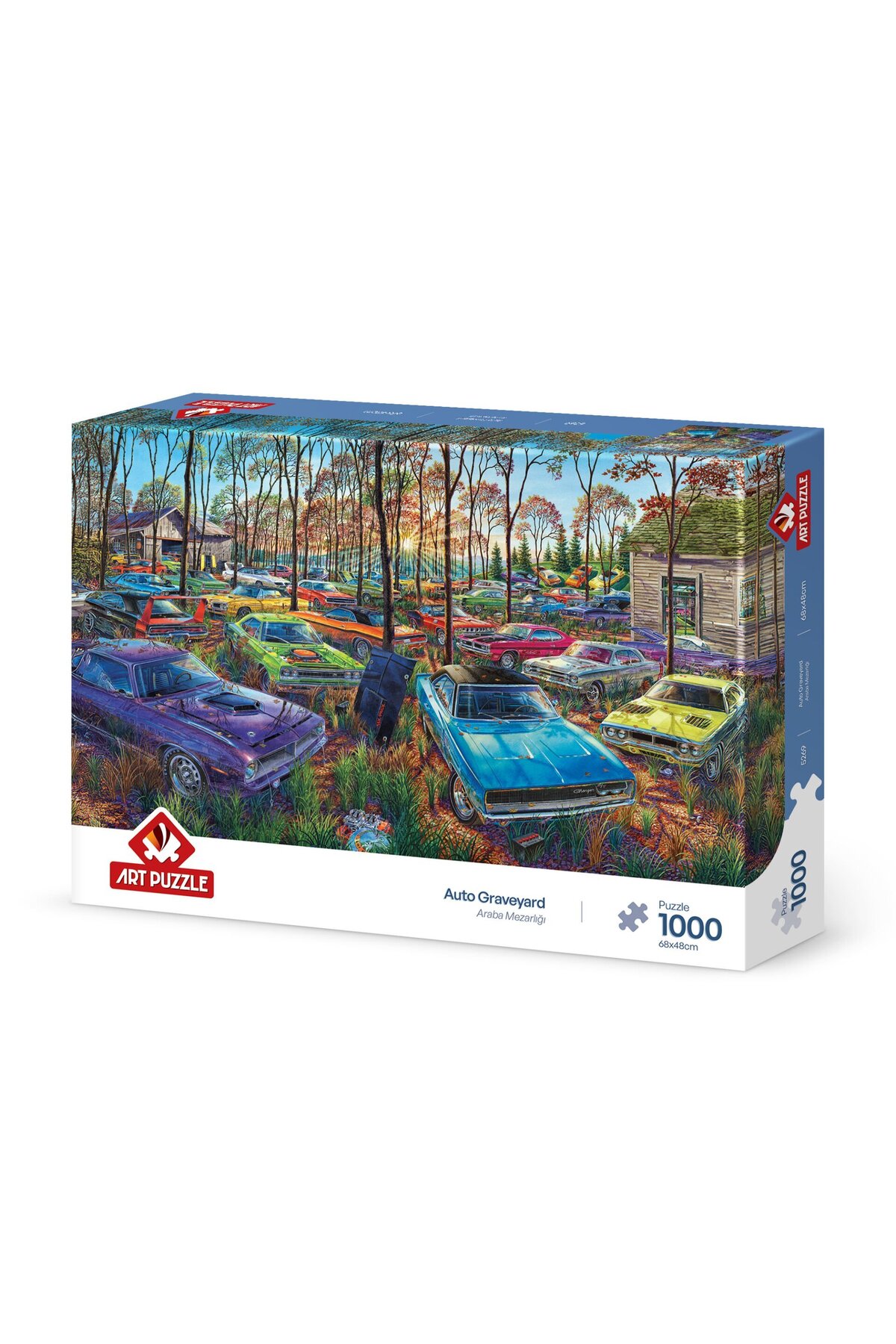 پازل ماشین گورستان 1000 تکه Art Puzzle