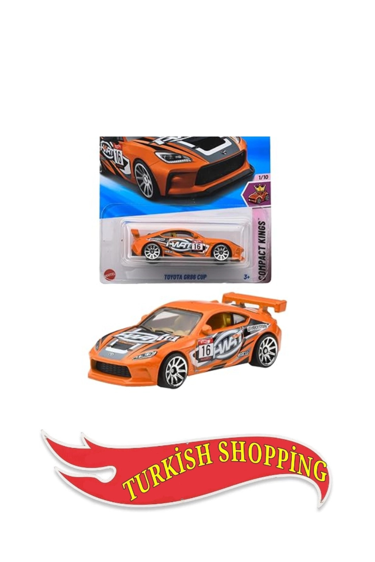 ماشین اسباب بازی 2025 CASE TOYOTA GR86 CUP هات ویلز اورجینال HOT WHEELS