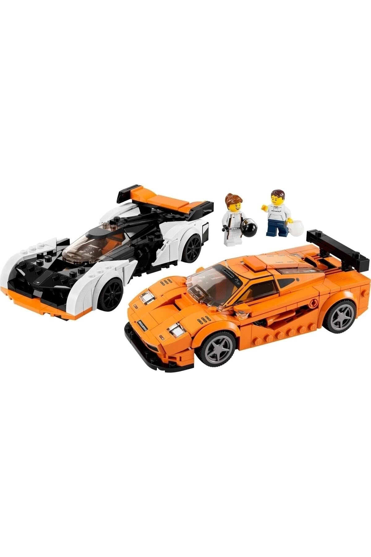 اسباب بازی های آموزشی JUSTFORFUN ® SPEED ​​​​CHAMPIONS MCLAREN SOLUS GT و F1 LM 76918 581 قطعه اورجینال LEGO