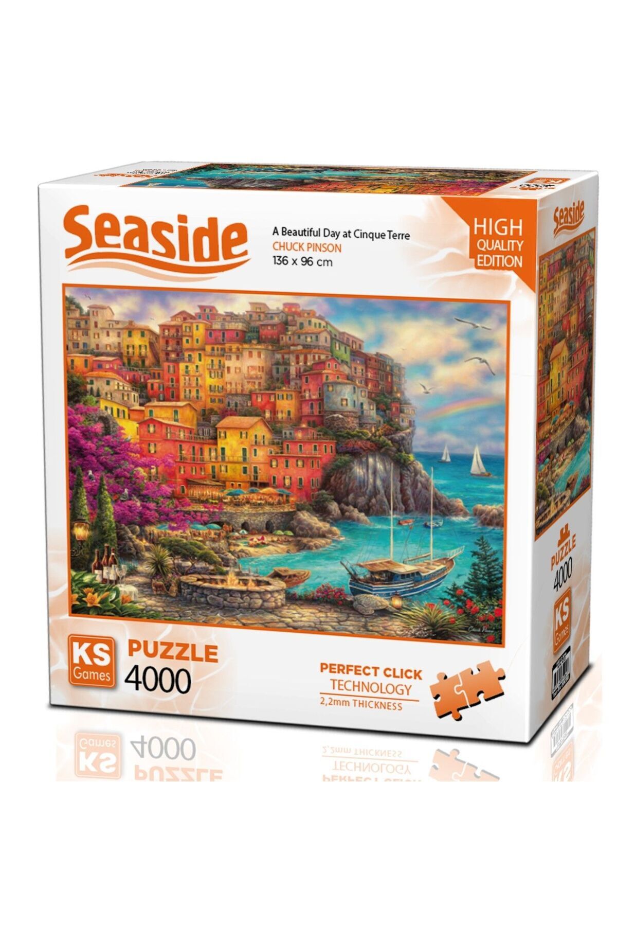 پازل 4000 قطعه CINQUE TERRE یک معمای خوب است اورجینال Ks Games