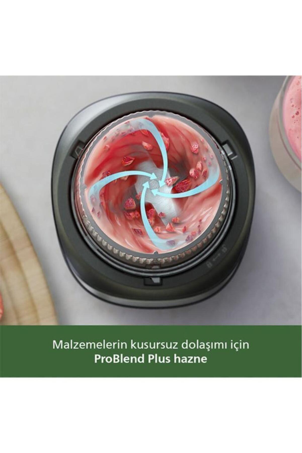 مخلوط کن شخصی بلندر 800 واتی سری 5000 فناوری PROBLEND PLUS کاسه ظرفیت 0.7 لیتری HR2764 00 اورجینال Philips