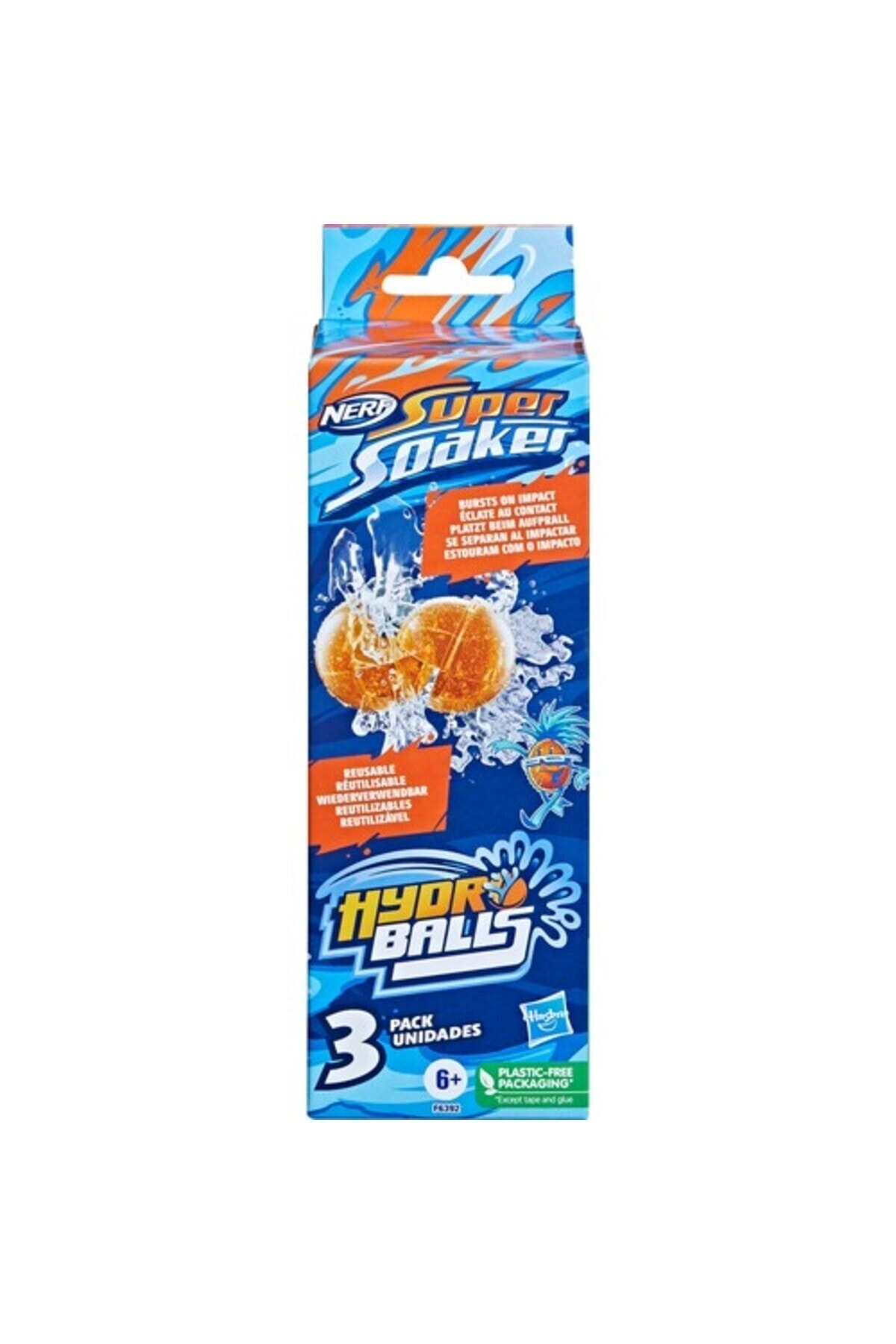 تفنگ های اسباب بازی و آب ERF SUPER SOKER WATER BALLS 3 PACKAGE F6392 نرف اورجینال Nerf