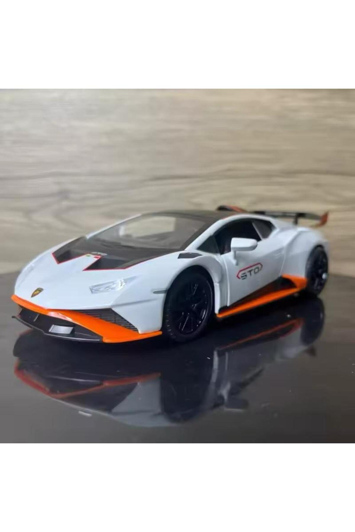 مدل خودرو 1:24 لامبورگینی هوراکان STO DIECAST ماشین درهای باز کننده اورجینال scntoys