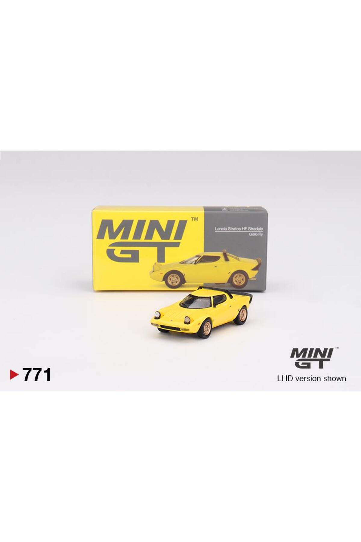 مدل خودرو LANCIA STRATOS HF STRADALE GIALLO FLY 771 اورجینال mini gt