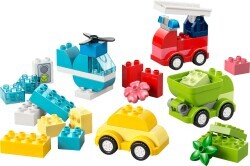 مجموعه ساختنی وسایل نقلیه خلاقانه لگو LEGO، سری دوپلو DUPLO، مدل 10474، ۴۲ قطعه، حداقل سن ۱۸ ماه